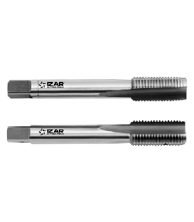 62504 JUEGO 2-MACHOS MANO HSS DIN5157 (GAS-BSP) - 3026 - 1/4"GASX19 IZAR